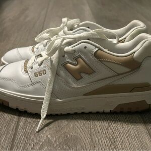New Balance 550 White/Beige Sneakers Size 8.5 women’s